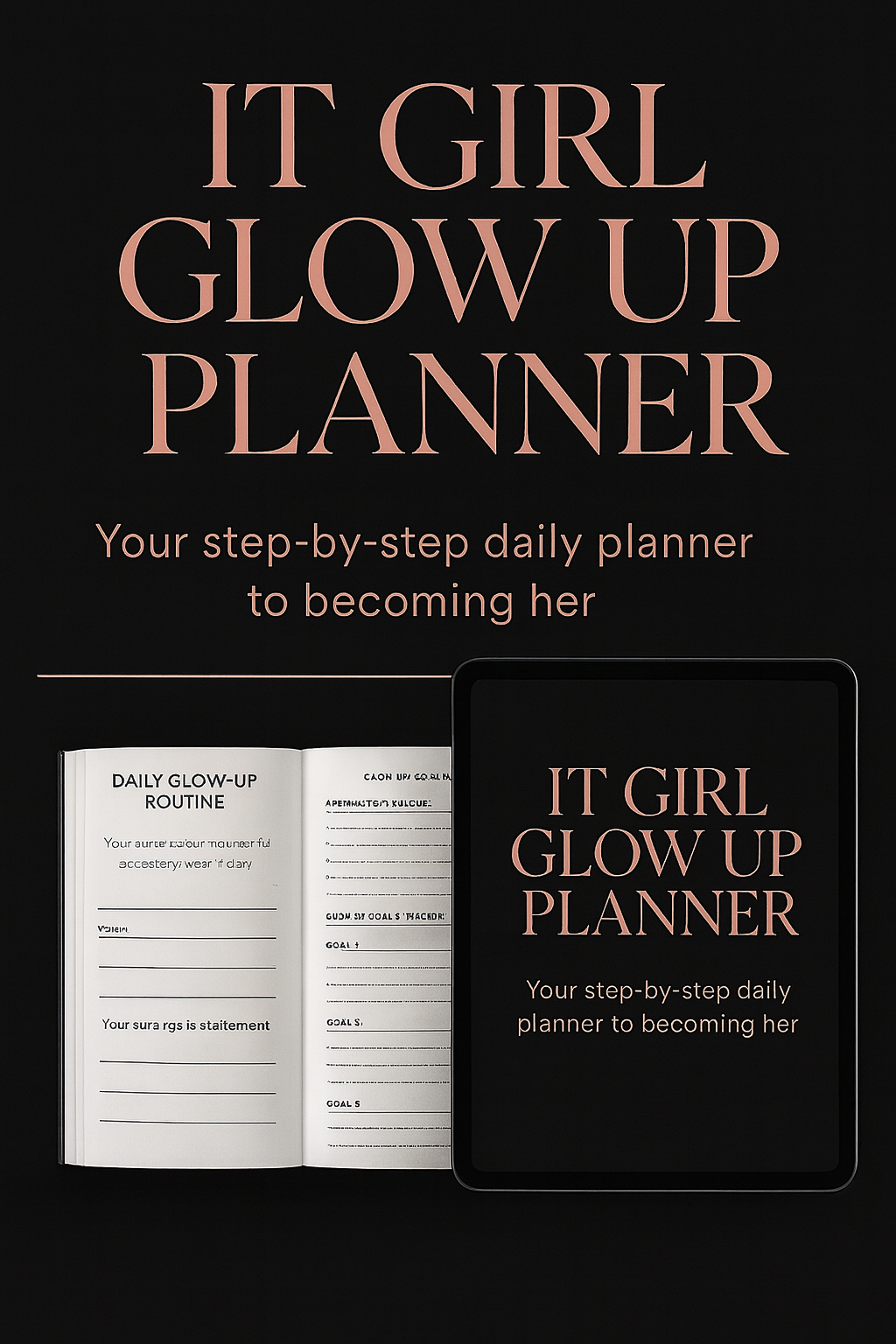 It Girl Glow Up Planner