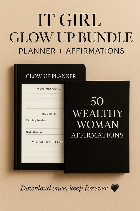 It Girl Glow Up Bundle – Planner + Affirmations